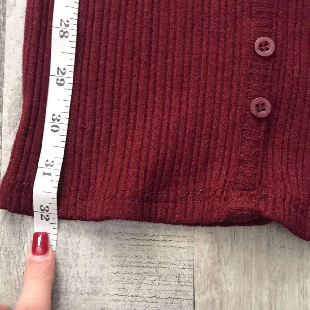 Showpo Cool Waters Dress in Wine XS - Picture 6 of 6